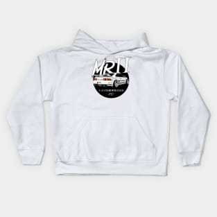 JDM MR2 White Black Sun Edition Kids Hoodie